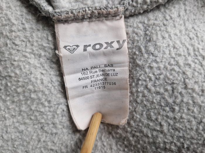 Veste à capuche zippé Roxy gris chiné – “The Heart of Surfing” - photo numéro 6