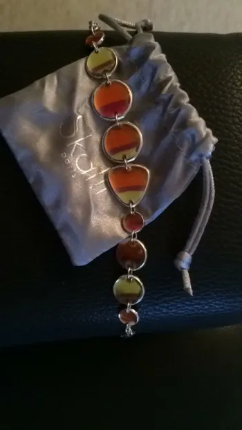 Bracelet abricot Skalli