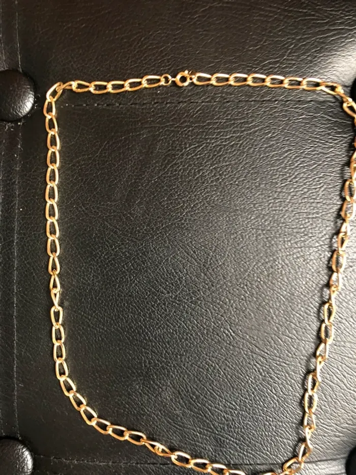 Collier fantaisie maillon TBE 60 cm