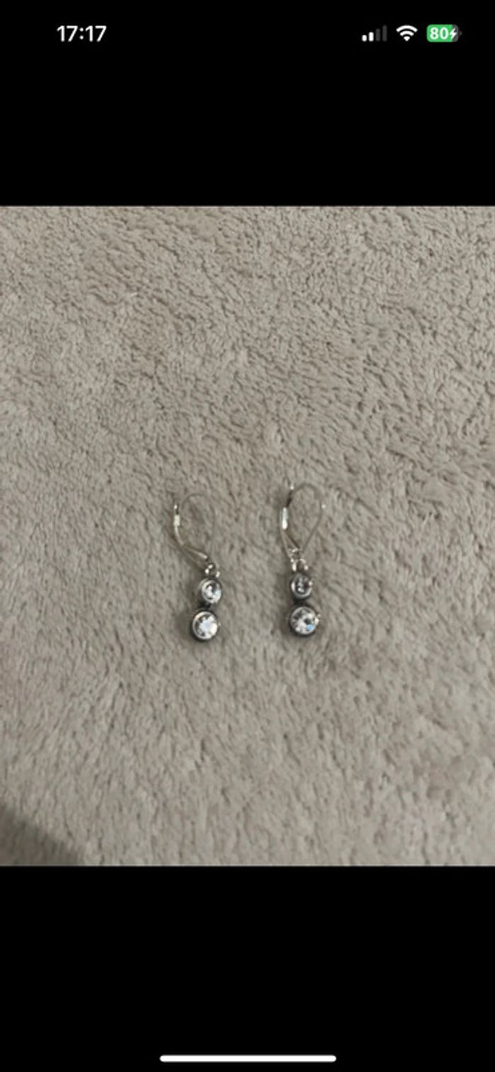 Lot de 3 paires de boucles d’oreilles argentées – style chic & intemporel - photo numéro 3