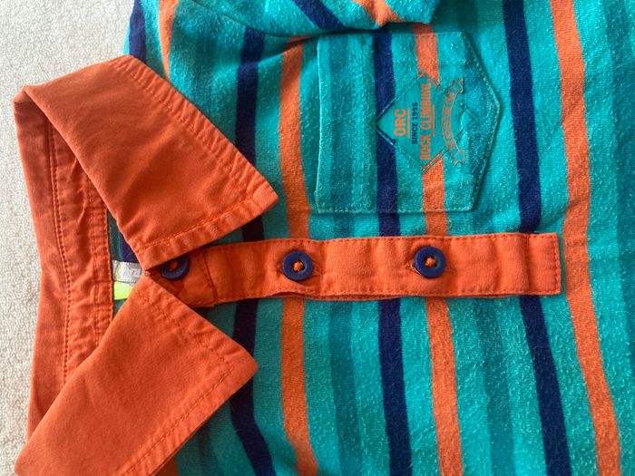 Polo manches longues rayé taille 12 mois - photo numéro 2