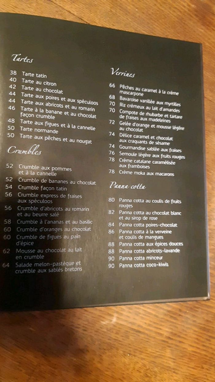 Livre de recettes sucrées TBE - photo numéro 3