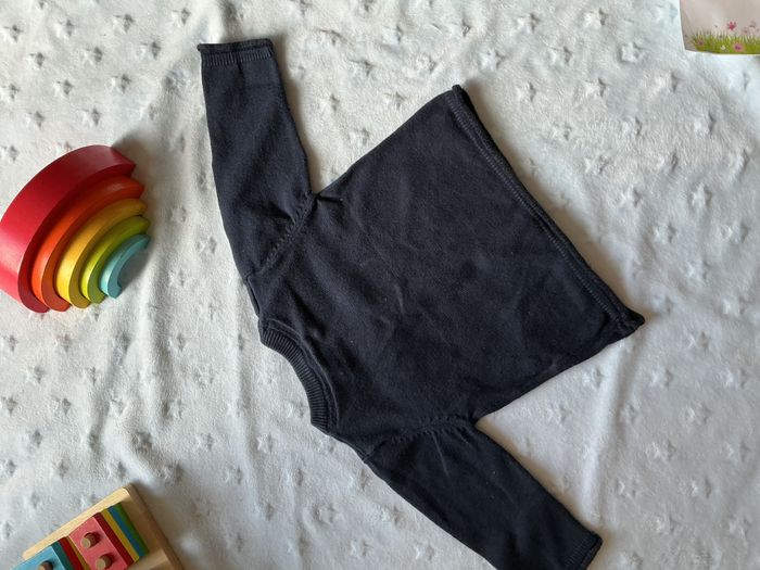 gilet léger marine noeuds rose poitrine 3 mois gémo - photo numéro 7