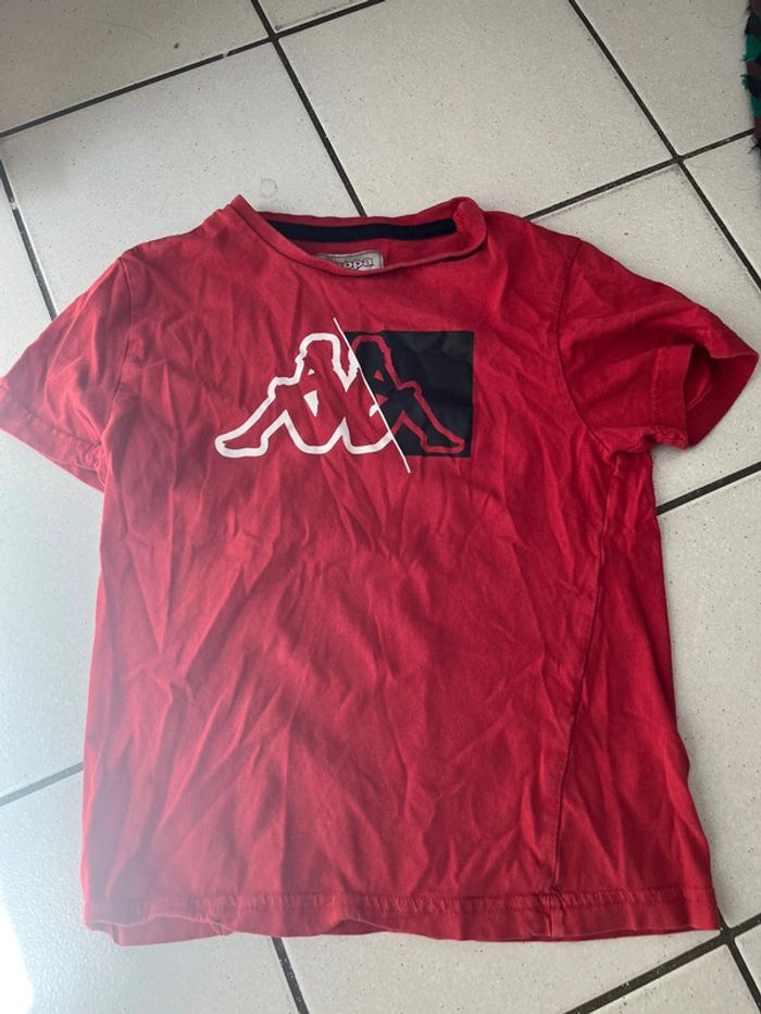 Lot 2 teeshirt Adidas et Kappa 5/6 ans - photo numéro 4
