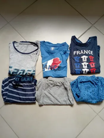 Lot 3 pyjashort 8-10 ans