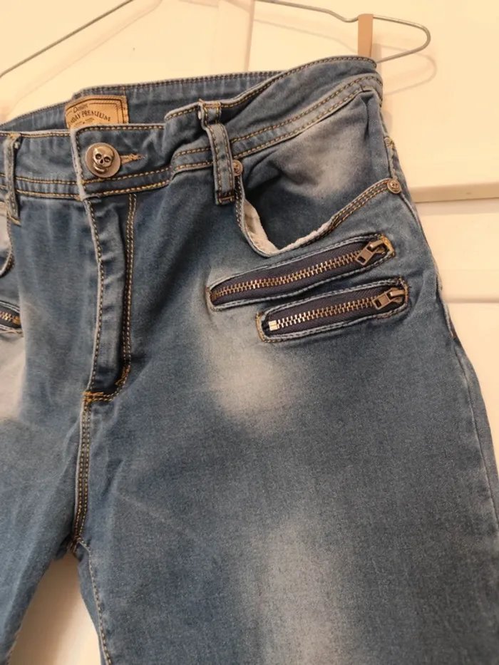 Pantalon jeans femme Monday denim taille L 40 - photo numéro 2