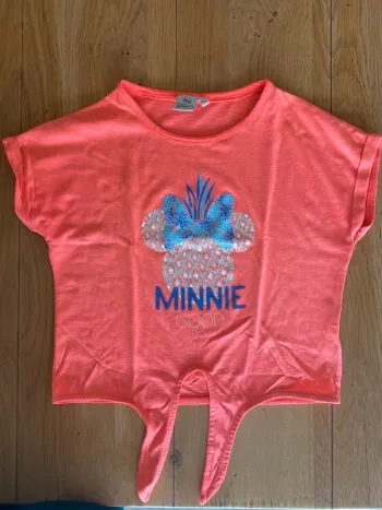 Crop top Minnie Mouse 8 ans