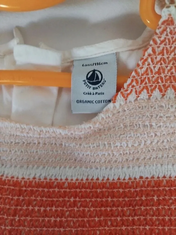 Robe petit bateau t6ans 100% coton - photo numéro 7