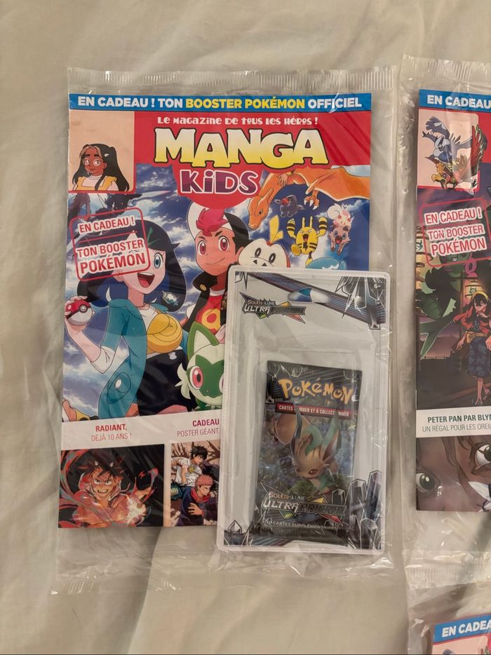 Lot de 4 blister Pokémon ultra prisme soleil et lune - photo numéro 3