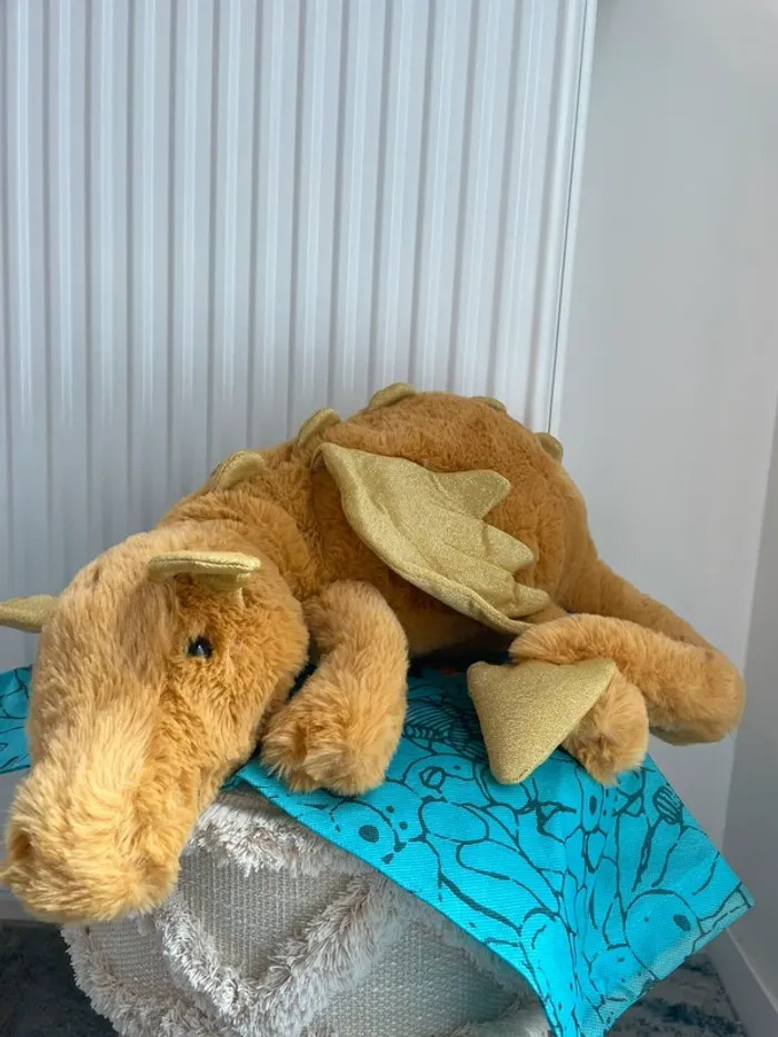 Peluche Jellycat Golden Dragon HUGE 🐉💛 - photo numéro 15