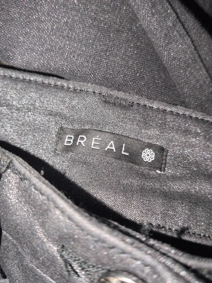 Pantalon Bréal – Taille L – gris effet pailleté - photo numéro 4