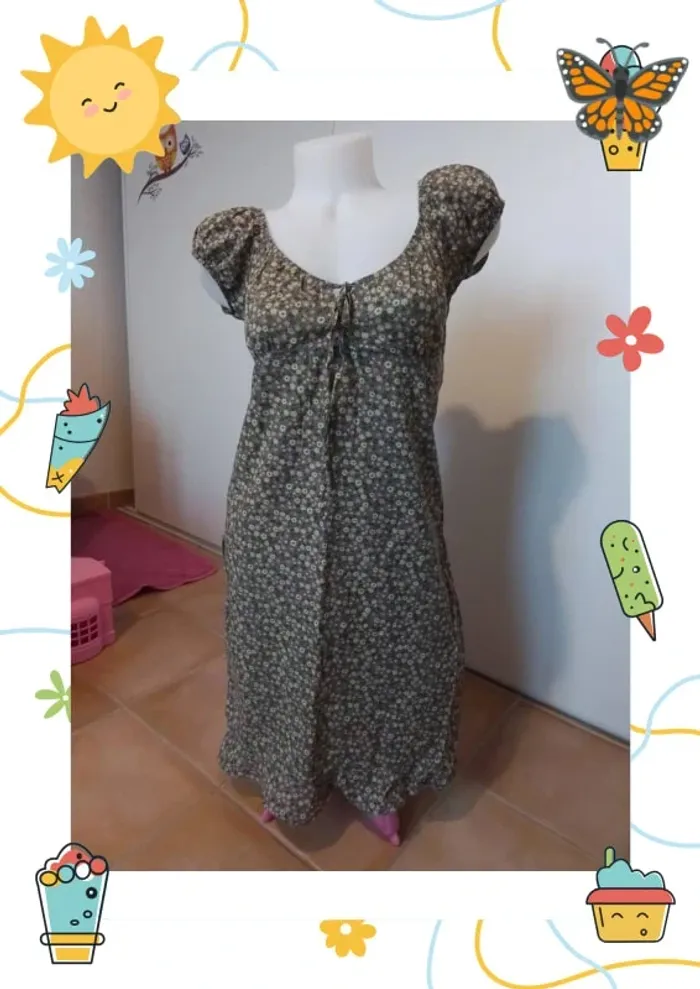 Robe liberty verte - photo numéro 2