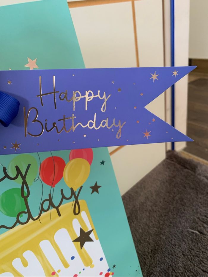 Grand sac cadeau anniversaire - photo numéro 3