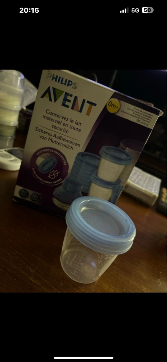 Pot de conservation lait