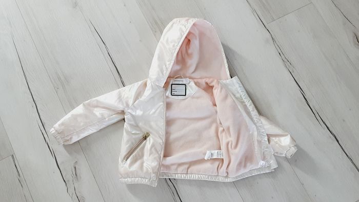 Vêtement fille blouson veste ma’tenue rose brillant nacré Orchestra 3 ans - photo numéro 2