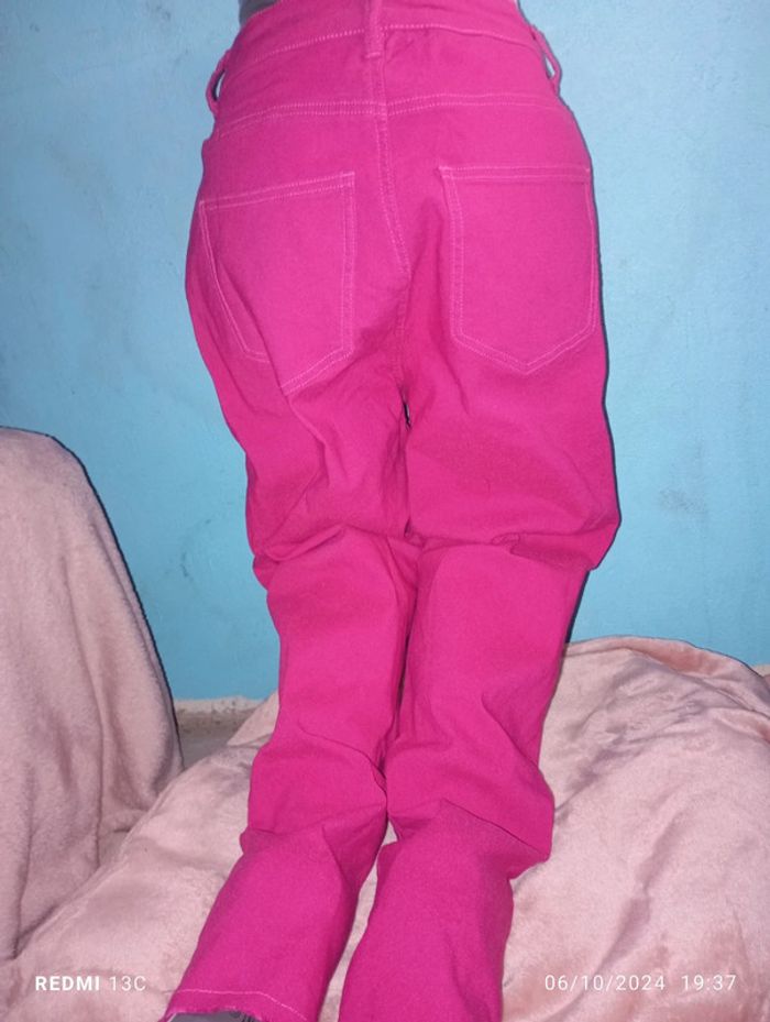 Pantalon shein rose taille xl - photo numéro 2