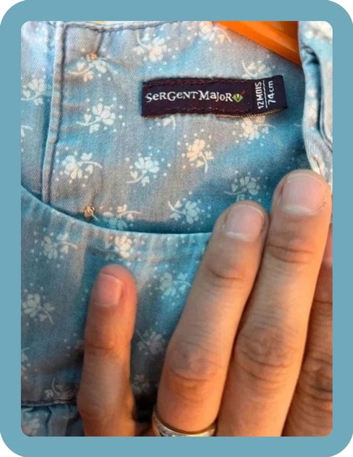 Très belle robe boule 12 mois sergent major - photo numéro 4