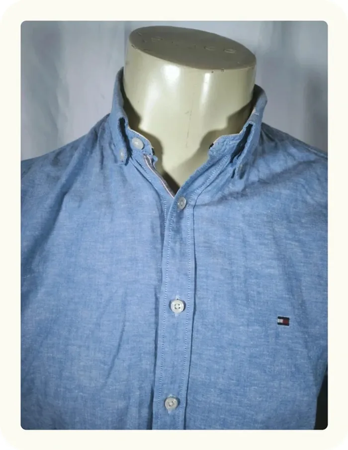 Chemise manches courtes homme Tommy Hilfiger Taille S 36 - photo numéro 2