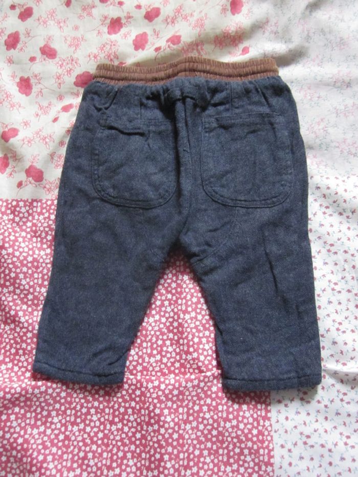 Pantalon gris foncé 9 mois - photo numéro 2
