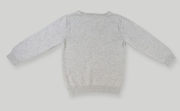 Pull tricot gris Kiabi 4 ans 98 – 107 cm garçon - photo numéro 4