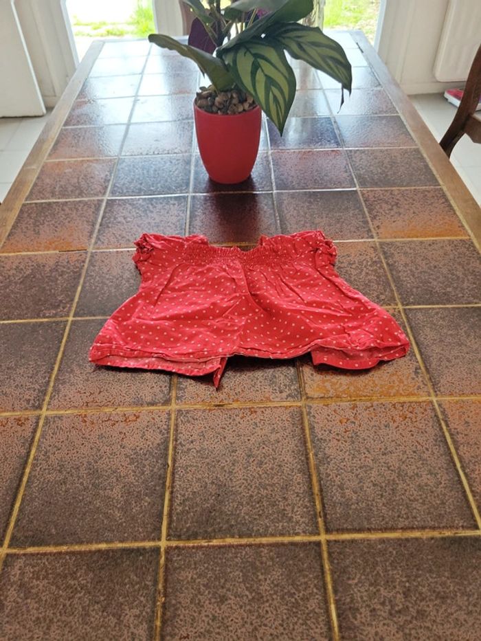 Tunique chemise manches courtes