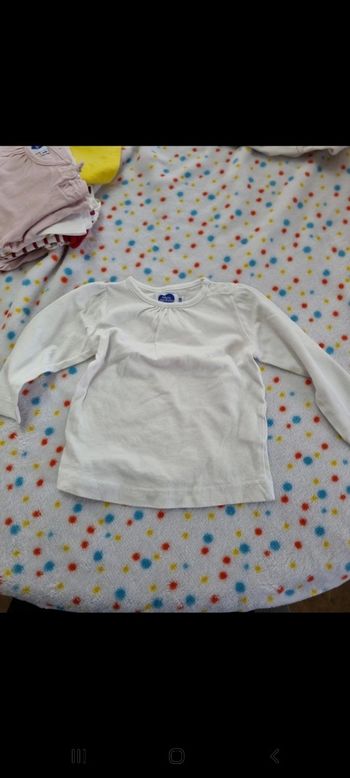 T-shirt mots d'enfants blanc