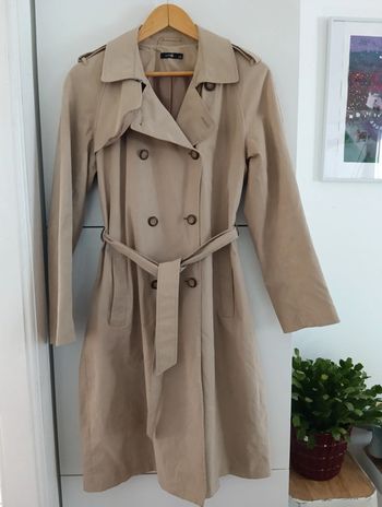 Trench ceinturé beige sable taille 40