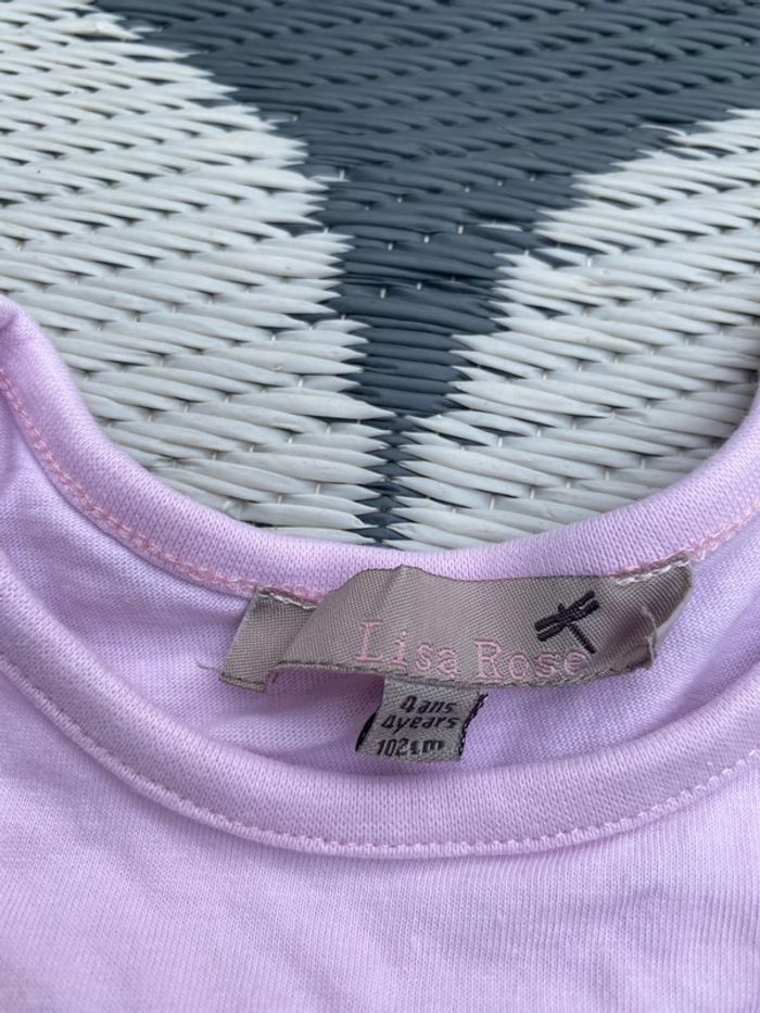 T shirt Lisa rose - photo numéro 3