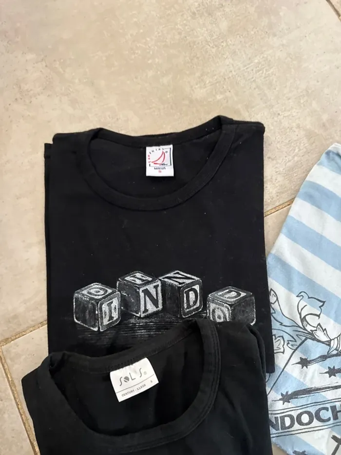 Lot de 5 t-shirt Indochine - photo numéro 5