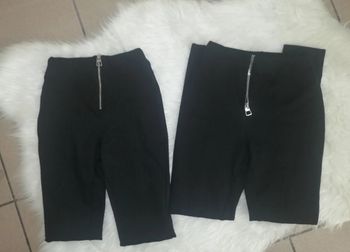2 pantalons jegging 