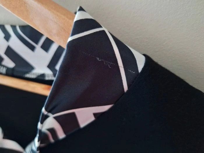 Tee shirt noir cravate Morgan Taille S - photo numéro 6