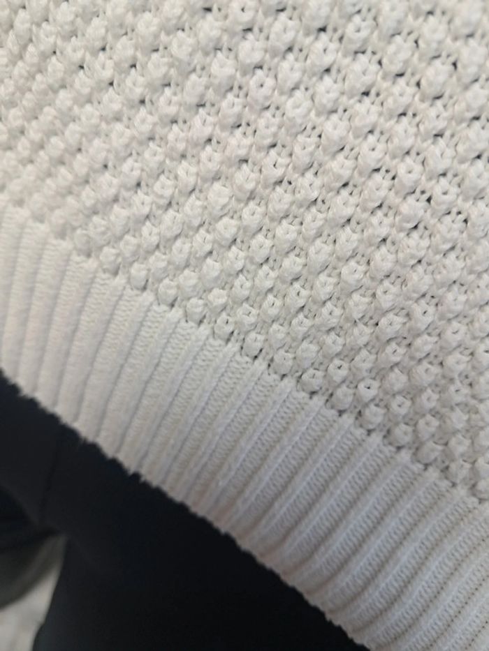 Vila pull blanc T.36/38 en tbe - photo numéro 5