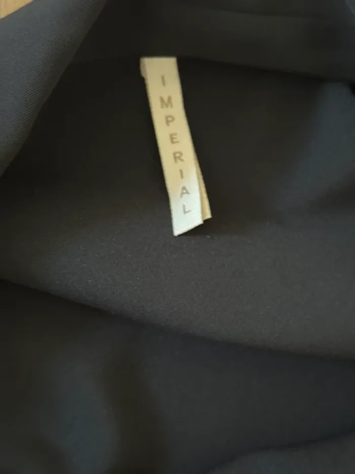 Robe longue portefeuille noire Imperial – Taille S – Très bon état - photo numéro 7