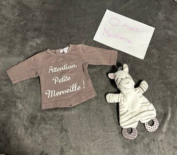 T-shirt manches longues 0 mois