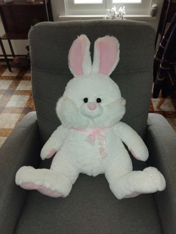 Grande peluche lapin 