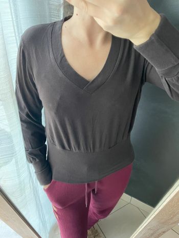 Sweat-shirt femme marron