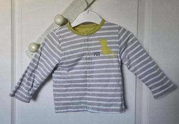 gilet réversible - sucre d'orge