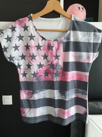 T-shirt drapeau États-Unis