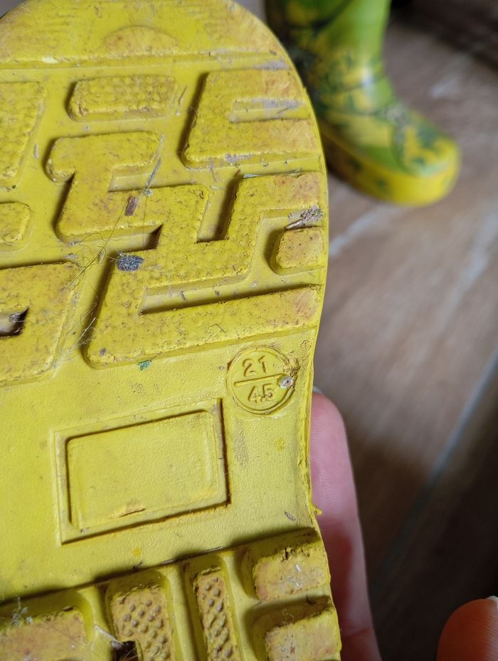 Bottes de pluie enfant mixte T21 jungle - photo numéro 3