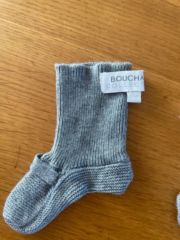 Chaussettes cachemire 3-6 mois - photo numéro 2