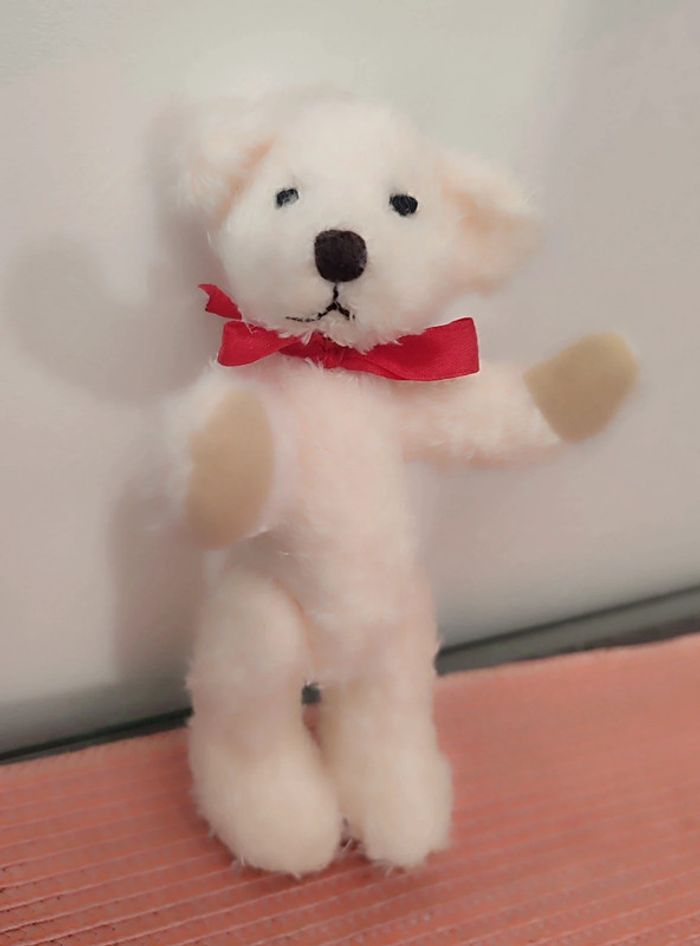 Petite peluche chien articulé vintage - photo numéro 2