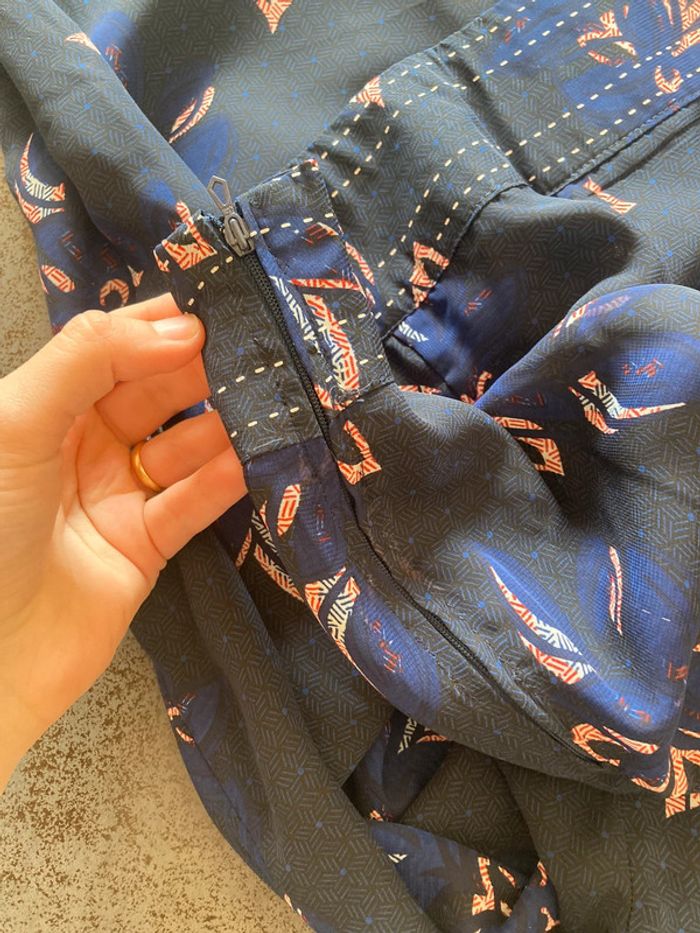 Pantalon bleu fluide captain tortue - photo numéro 2