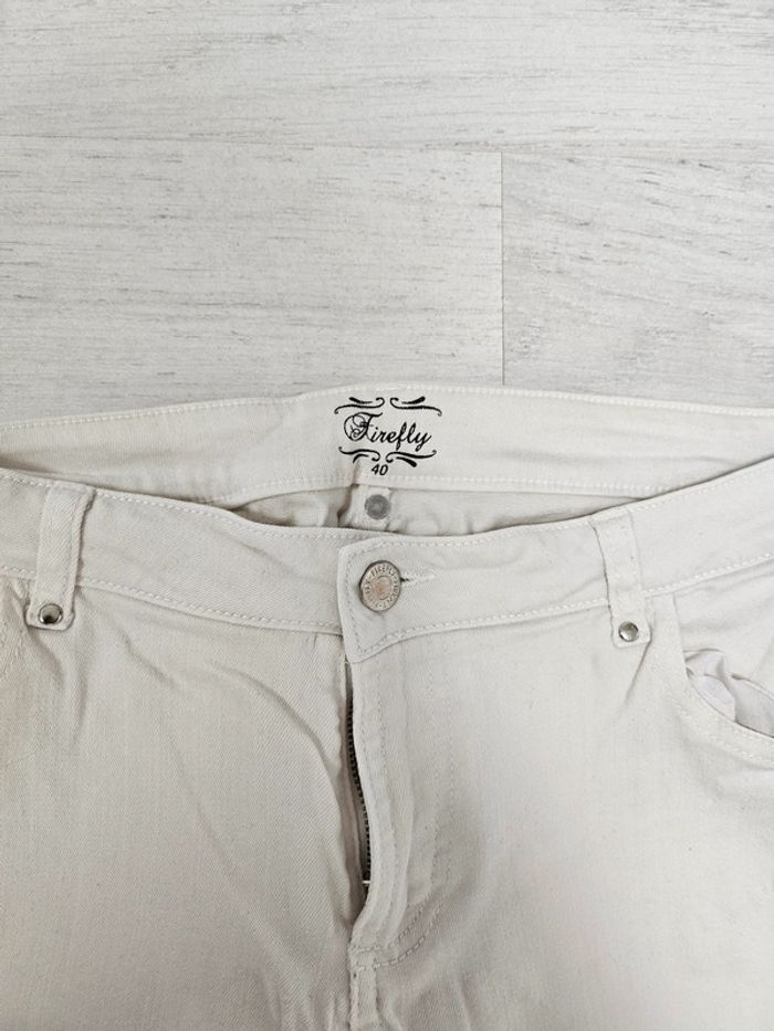 Jean blanc firefly T40 - photo numéro 3