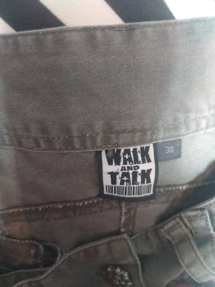 Pantalon toile vert neuf - photo numéro 5