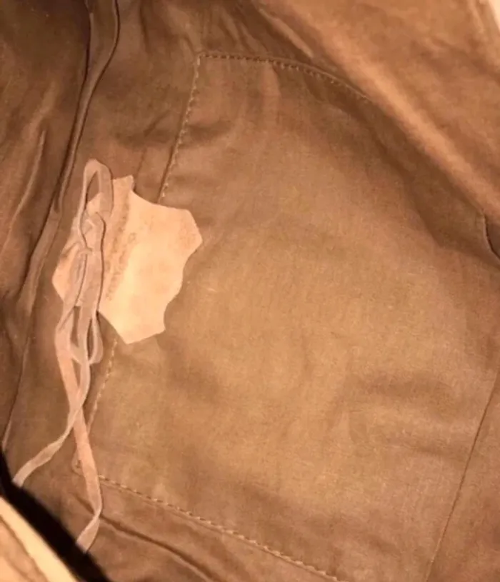 Sac bandoulières cuir daim unisexe marrons - photo numéro 5