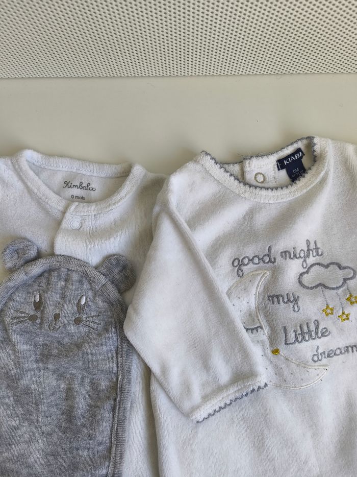 Lot de 2 pyjamas naissance - photo numéro 2