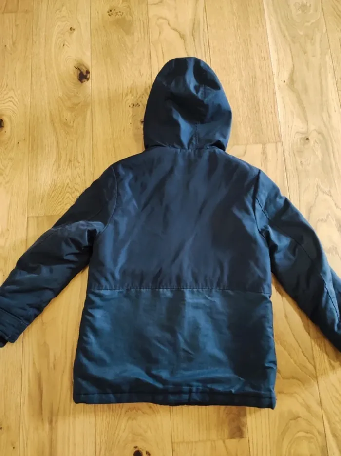 Parka bleu foncé + doudoune - 3 en 1 - 8 ans - photo numéro 5