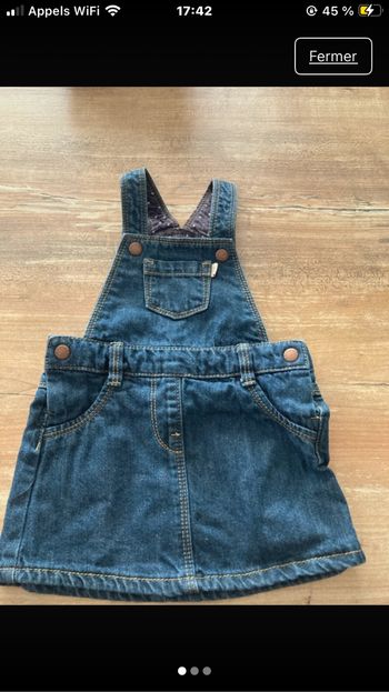 Robe en jeans