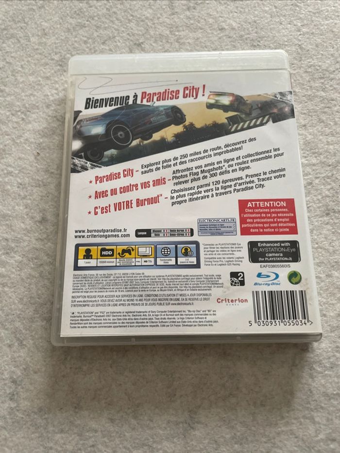 Burnout Paradise Jeu PS3 Complet FR - photo numéro 3