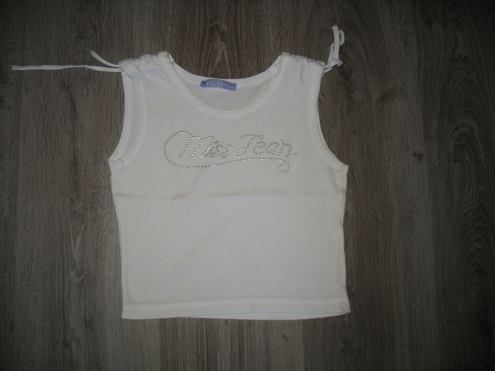 TEE SHIRT SM BLANC FILLE "YCG" - 8 ANS - n°05 - photo numéro 2